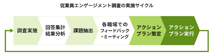 エンゲージメント調査の実施サイクル