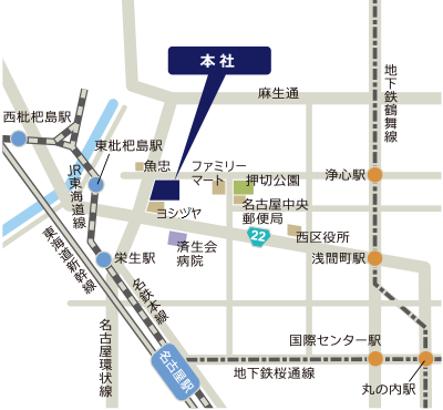 本社地図